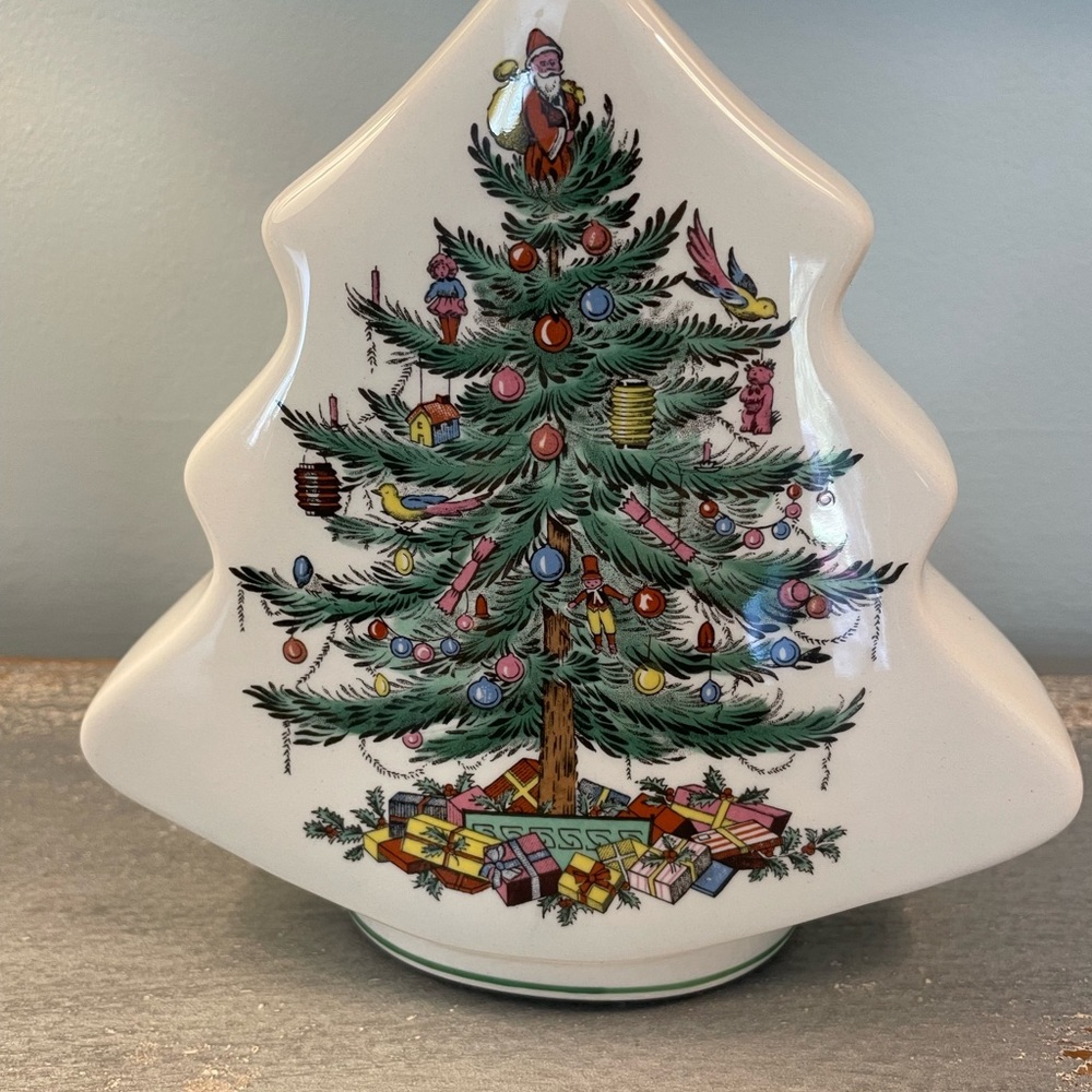 Spode Christmas Tree Bank - Picture 7 of 8